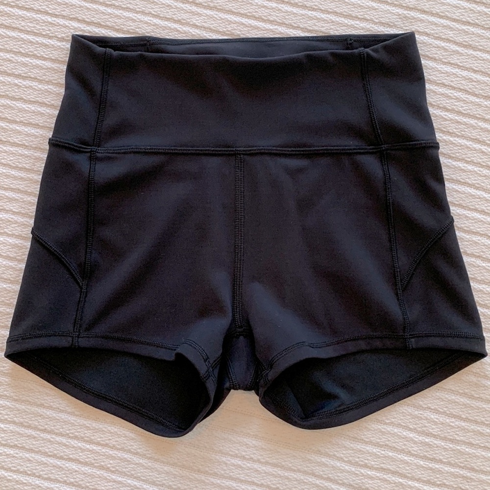 Lululemon Workout Yoga Spandex Mini Shorts Like New